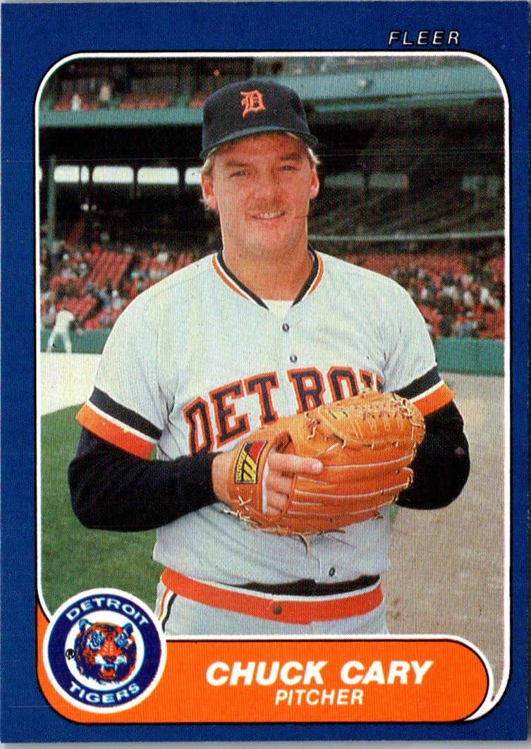 1986 Fleer Update Chuck Cary