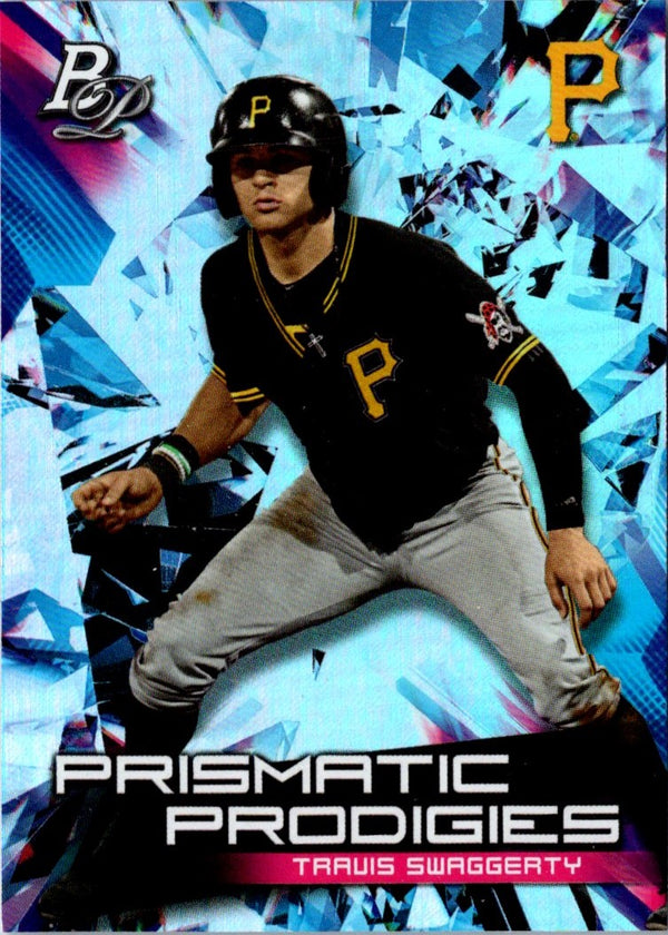 2019 Bowman Platinum Prismatic Prodigies Travis Swaggerty #PPP-17