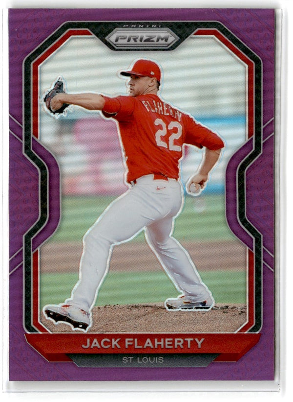 2021 Panini Prizm Purple Jack Flaherty #230