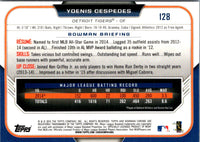 2015 Bowman Chrome Yoenis Cespedes #128