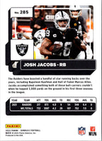 2022 Donruss Josh Jacobs #285