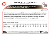 2022 Topps Blue Mark Kolozsvary #536