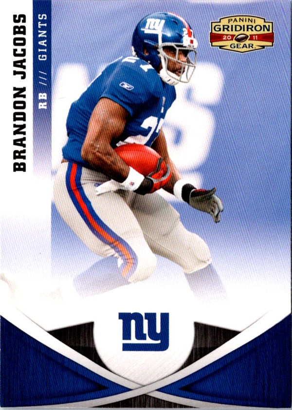 2011 Panini Gridiron Gear Brandon Jacobs #77