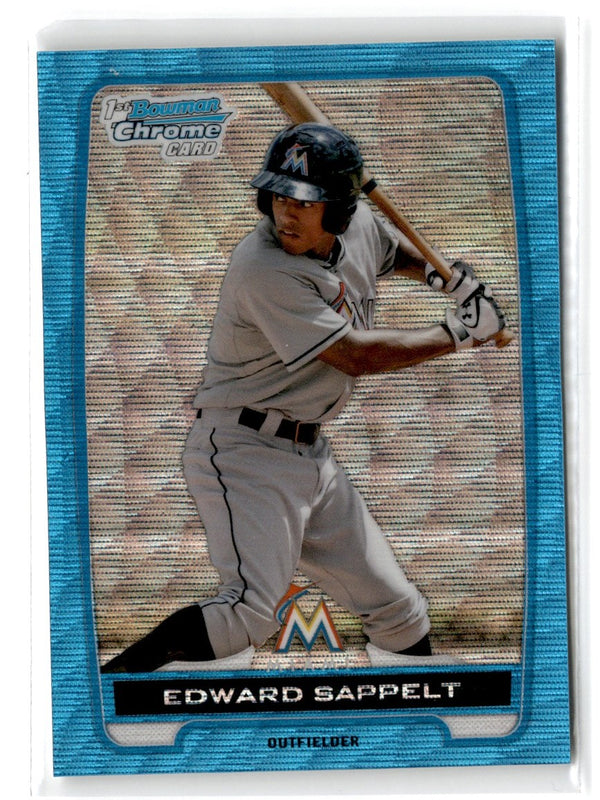 2012 Bowman Draft Picks & Prospects Chrome Edward Sappelt #BDPP158