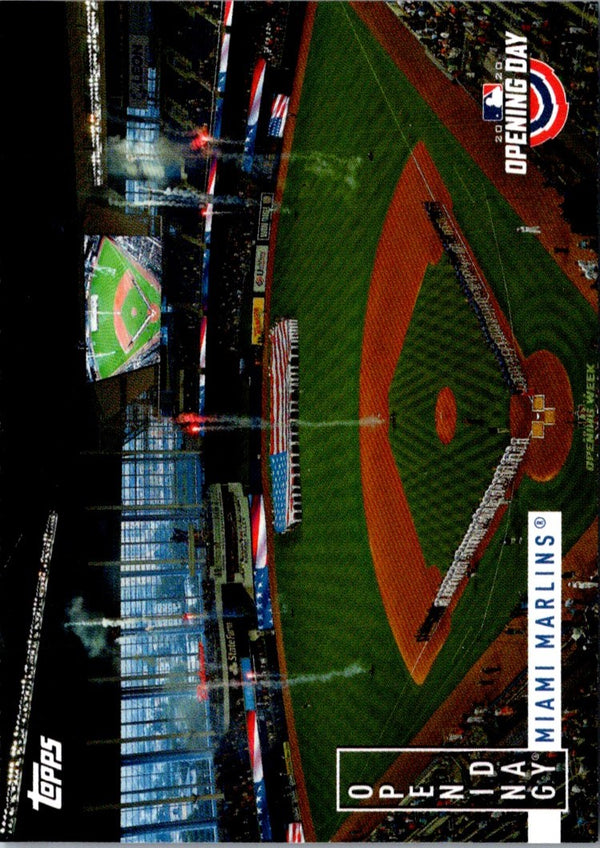 2020 Topps Opening Day Miami Marlins #OD-4