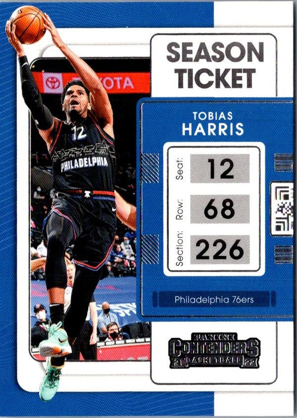 2021 Panini Contenders Ticket Tobias Harris #87