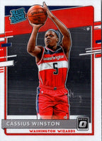 2020 Donruss Optic Choice Red and Green Cassius Winston #198