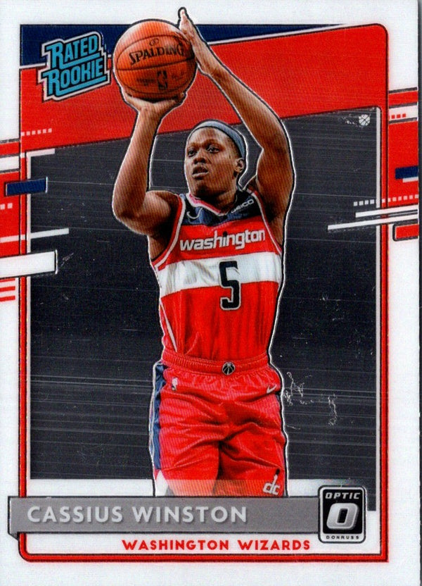 2020 Donruss Optic Choice Red and Green Cassius Winston #198