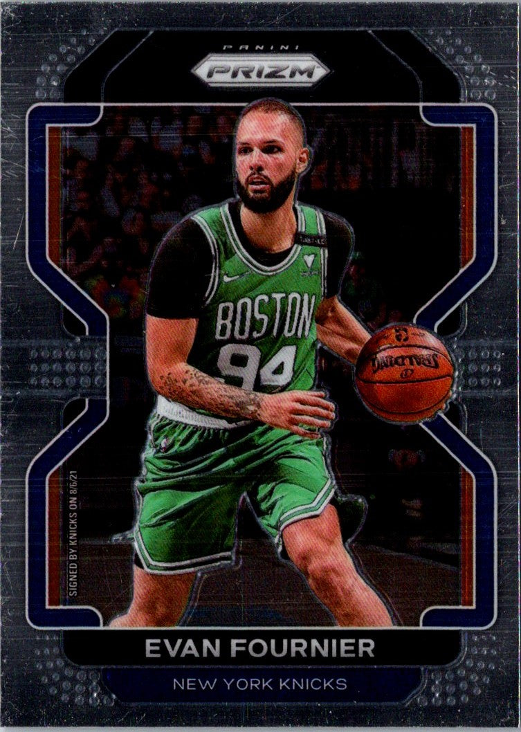 2021 Panini Prizm Blue Evan Fournier