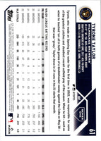 2022 Topps 582 Montgomery Club Set 5 Taylor Trammell #6