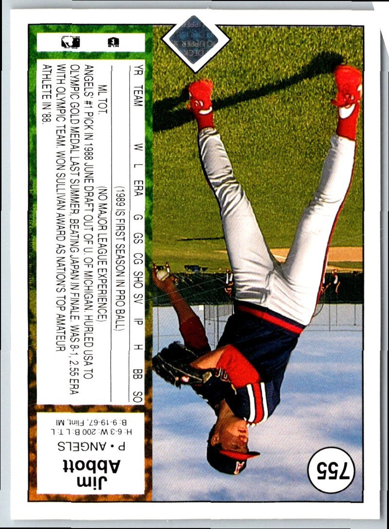 1989 Upper Deck Jim Abbott