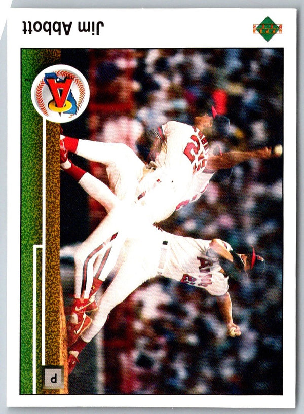 1989 Upper Deck Jim Abbott #755 Rookie