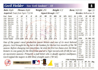 1997 Score Cecil Fielder #8