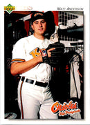 1992 Upper Deck Minors Matt Anderson