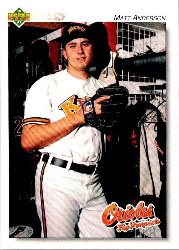 1992 Upper Deck Minors Matt Anderson #89