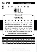 2015 Hoops Solomon Hill #218