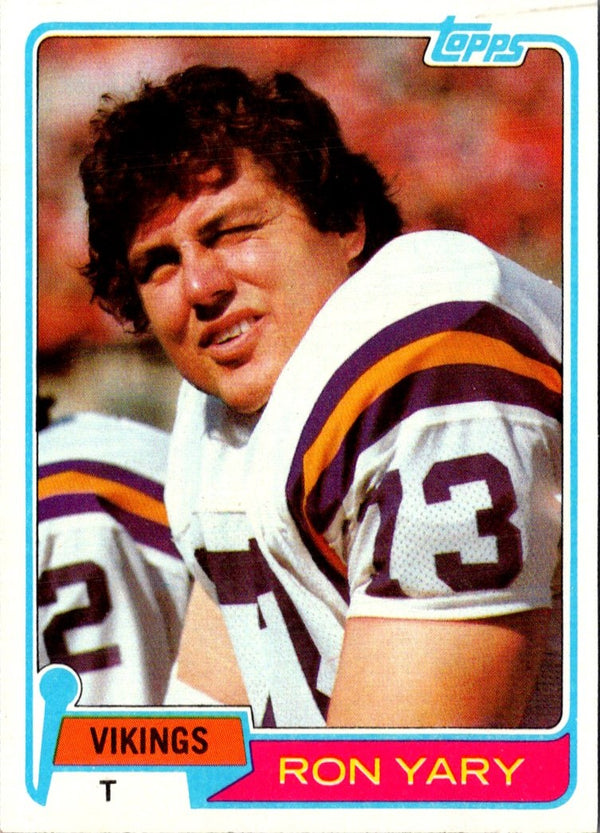 1981 Topps Ron Yary #402