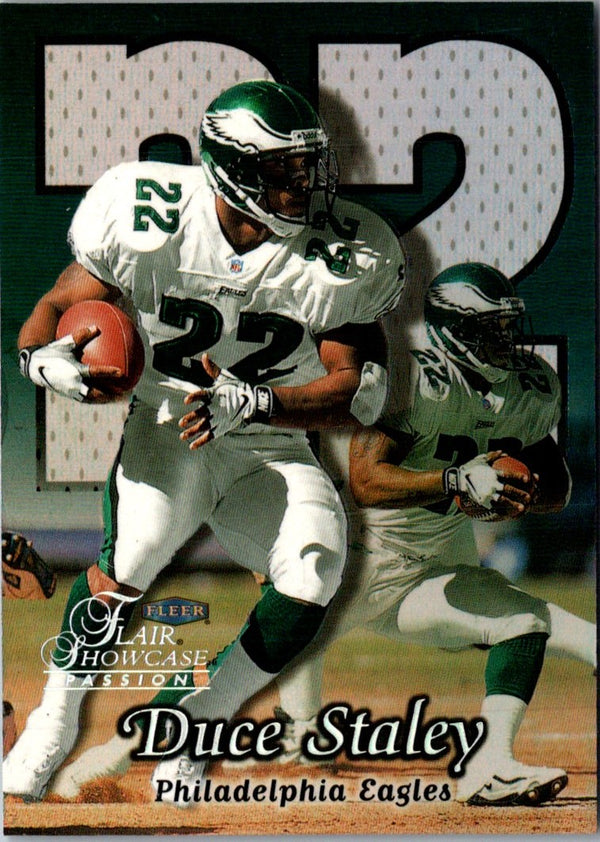 1999 Flair Showcase Legacy Collection Duce Staley #90L