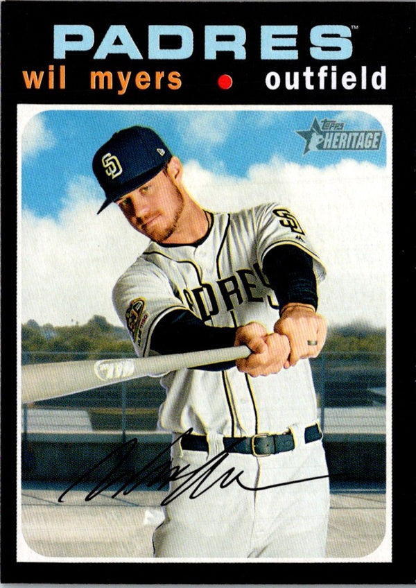 2020 Topps Heritage Wil Myers #97