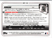 2020 Bowman Chrome Prospects Dane Dunning #BCP-232