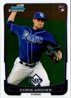 2012 Bowman Draft Picks & Prospects Chrome Chris Archer #35