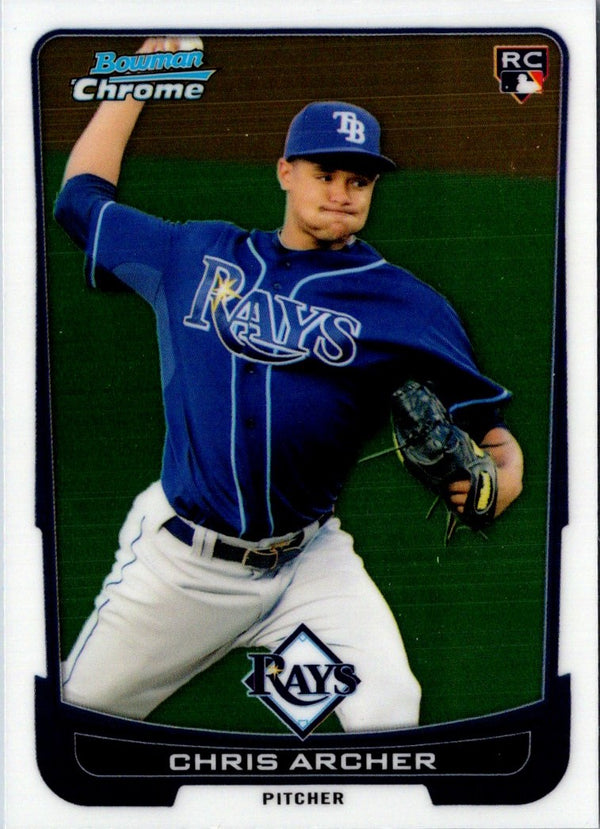 2012 Bowman Draft Picks & Prospects Chrome Chris Archer #35