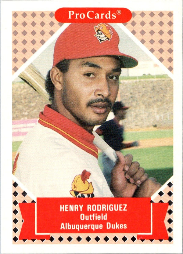 1991 ProCards Tomorrow's Heroes Henry Rodriguez #241