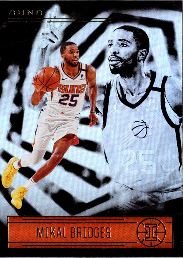 2020 Panini Illusions Asia Red Mikal Bridges #56