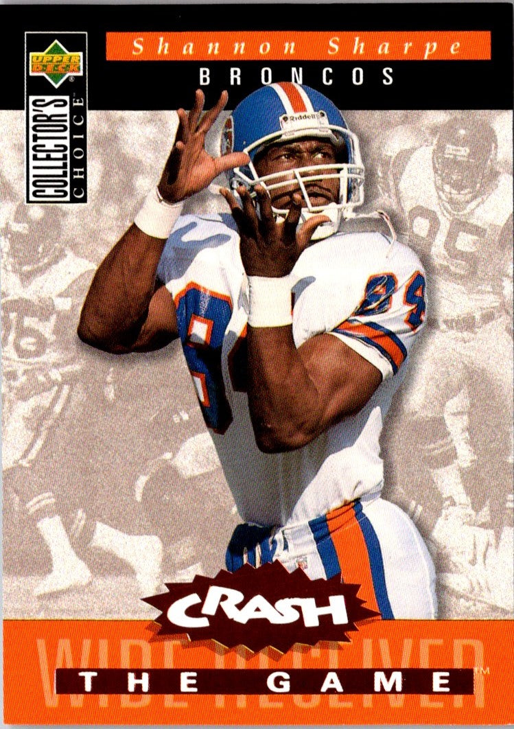 1994 Collector's Choice Crash the Game Shannon Sharpe