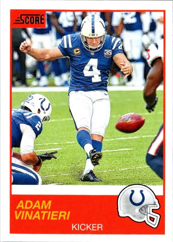 2019 Score Adam Vinatieri #60