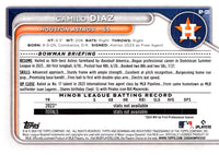 2024 Bowman Prospects Camilo Diaz #BP-135