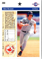 1992 Upper Deck Minors Greg Blosser #260
