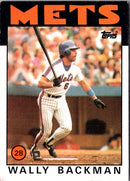 1986 Topps Wally Backman
