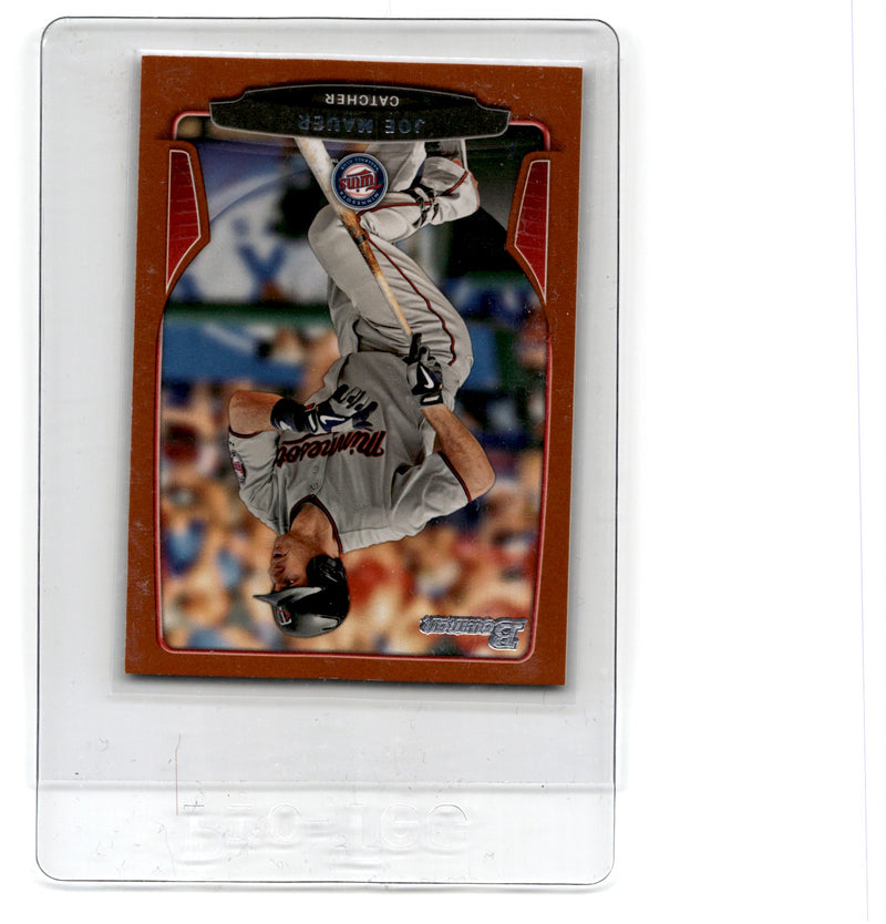 2013 Bowman Orange Joe Mauer