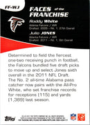 2011 Topps Faces of the Franchise Roddy White/Julio Jones