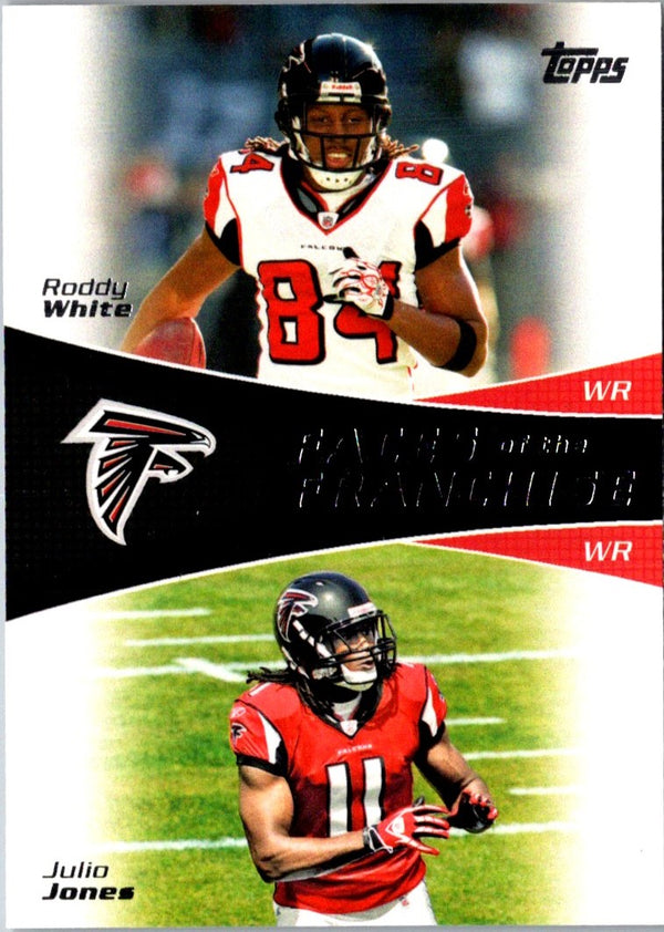 2011 Topps Faces of the Franchise Roddy White/Julio Jones #FF-WJ