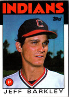 1986 Topps Jeff Barkley #567 Rookie