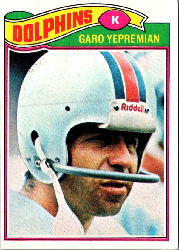 1977 Topps Garo Yepremian #255