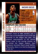 1998 Topps Shareef Abdur-Rahim