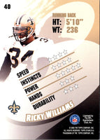 2000 Topps Stars Ricky Williams #40