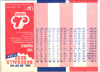 1987 Fleer Baseball's Best Sluggers vs Pitchers Tim Raines #32