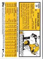 2022 Topps Archives Ryan Vilade #20 Rookie