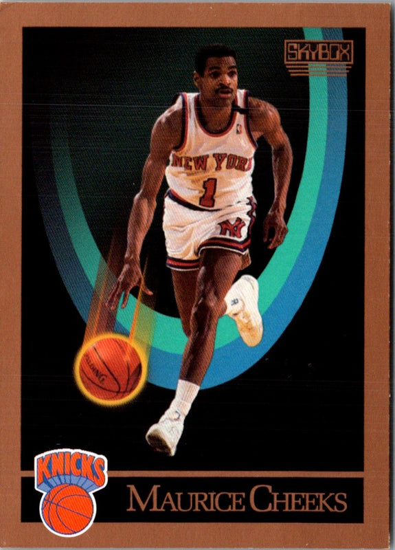 1990 SkyBox Maurice Cheeks #186