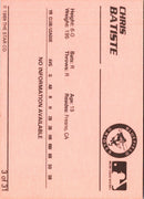 1989 Star Bluefield Orioles Chris Batiste
