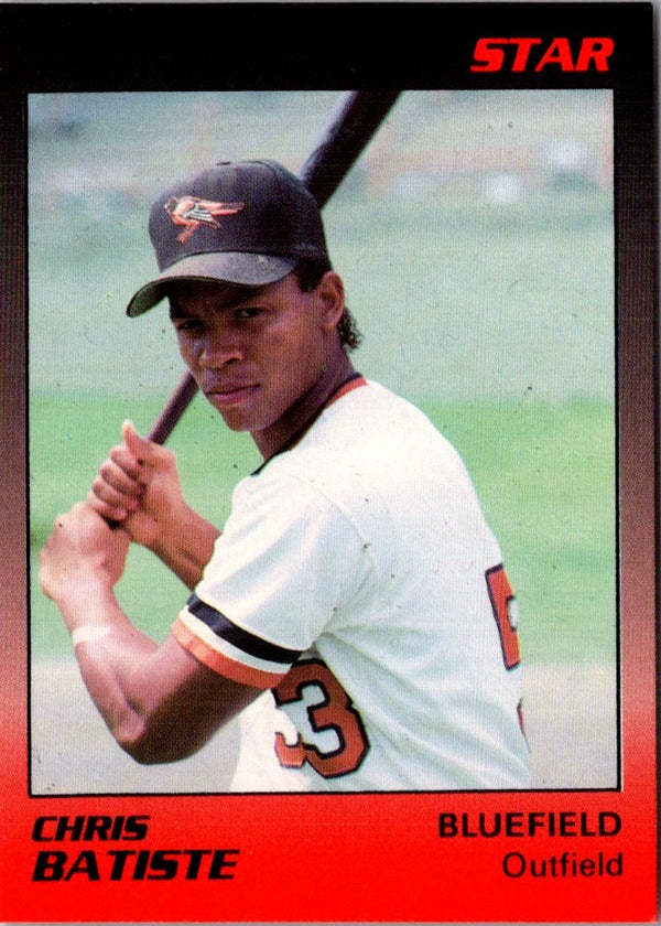 1989 Star Bluefield Orioles Chris Batiste #3