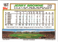1992 Topps Traded Jerry Browne #16T
