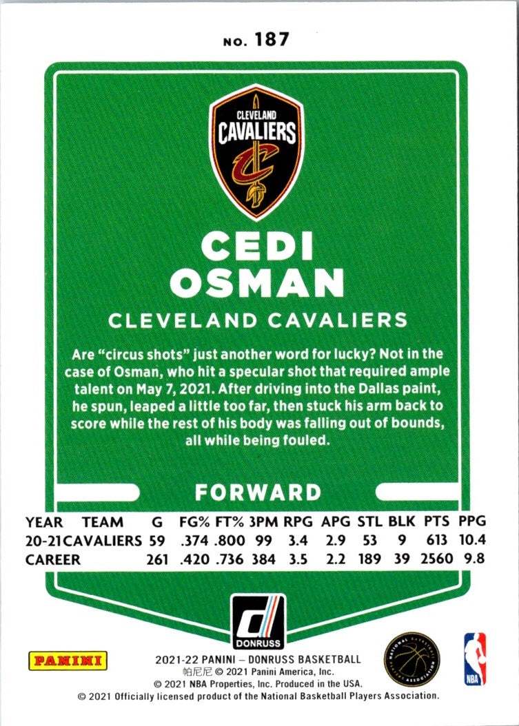 2021 Donruss Cedi Osman