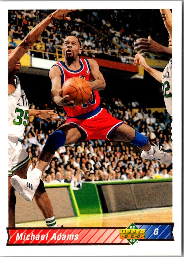 1992 Upper Deck Michael Adams #139