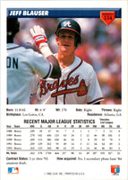 1993 Donruss Jeff Blauser #134