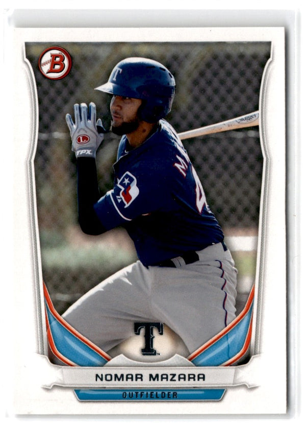 2014 Bowman Draft Picks & Prospects Top Nomar Mazara #TP-90